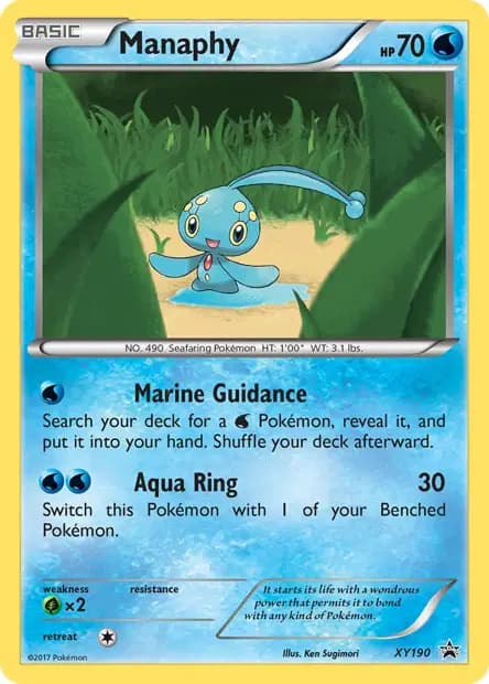 Manaphy — XY Promos