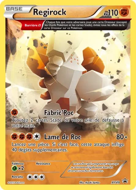 Regirock — XY Promos