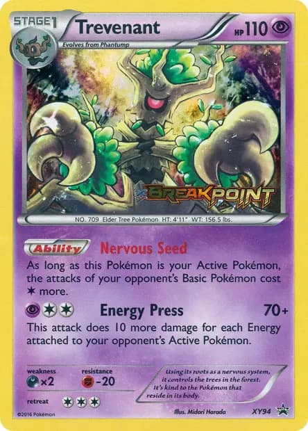 Trevenant — XY Promos