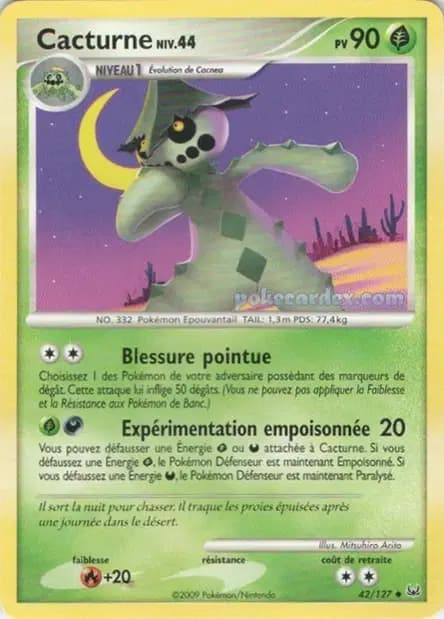 Cacturne — Platinum