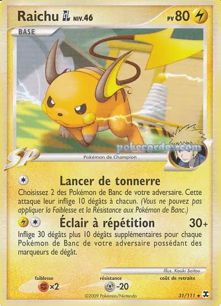 Raichu — Platinum—Rising Rivals