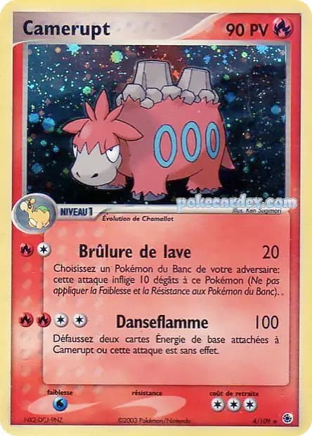 Camerupt — EX Ruby & Sapphire