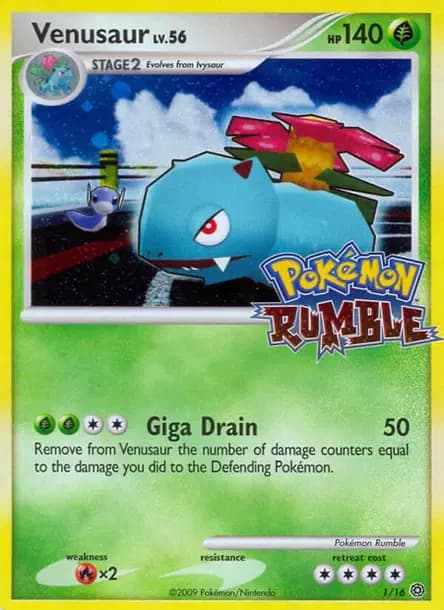 Venusaur — Rumble