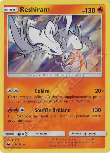 Reshiram — Shining Legends