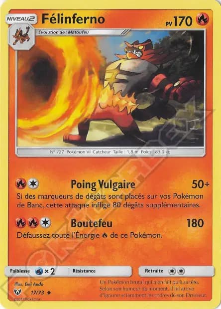 Incineroar — Shining Legends