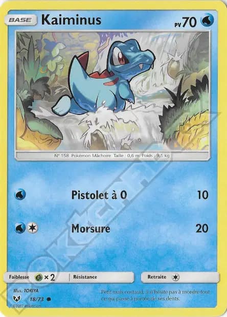 Totodile — Shining Legends