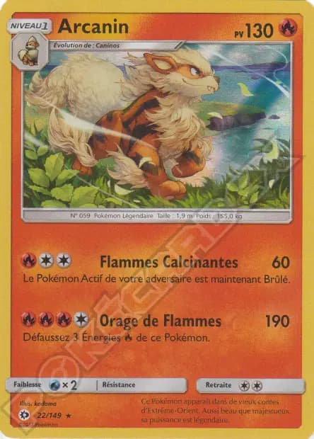 Arcanine — Sun & Moon