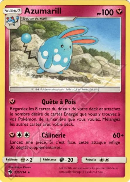 Azumarill — Lost Thunder