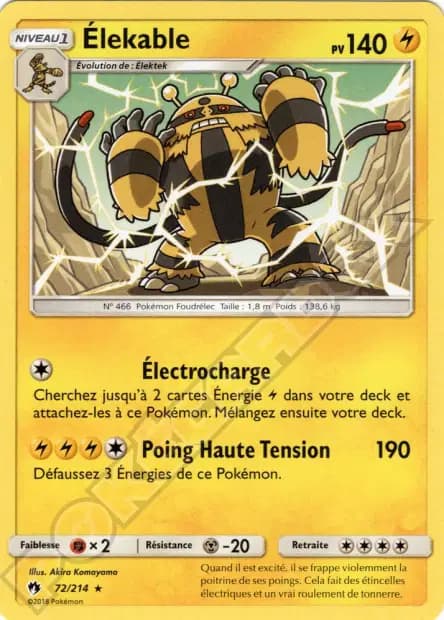 Electivire — Lost Thunder