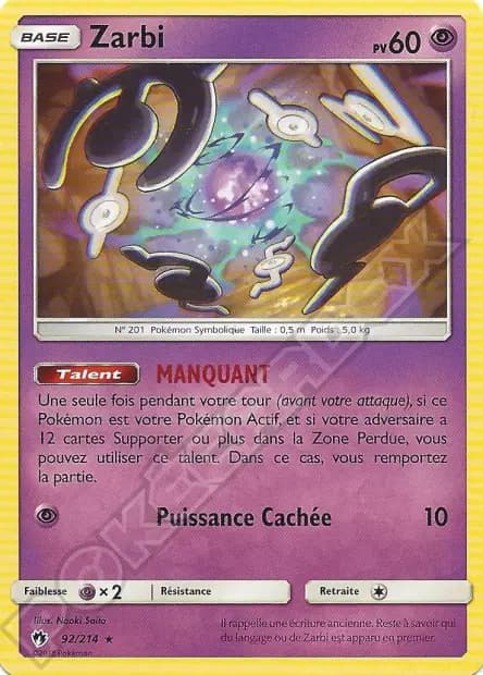 Unown — Lost Thunder