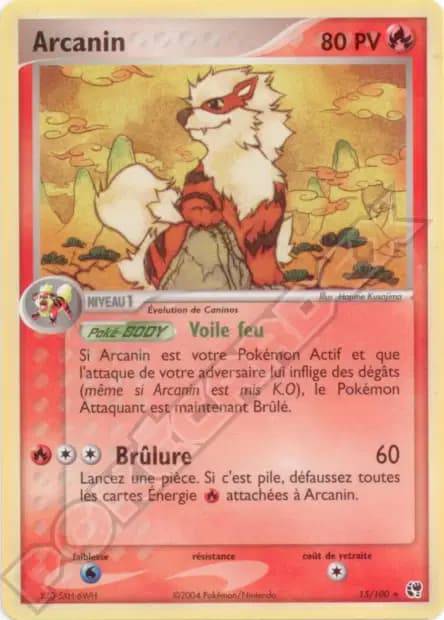 Arcanine — EX Sandstorm