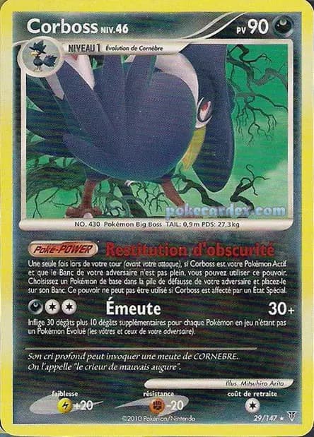 Honchkrow — Platinum—Supreme Victors