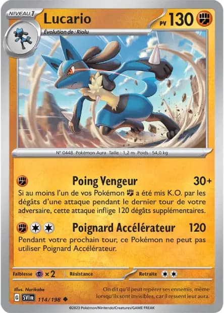 Lucario — Scarlet & Violet