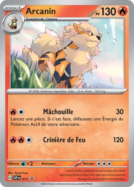 Arcanine — Scarlet & Violet Promos