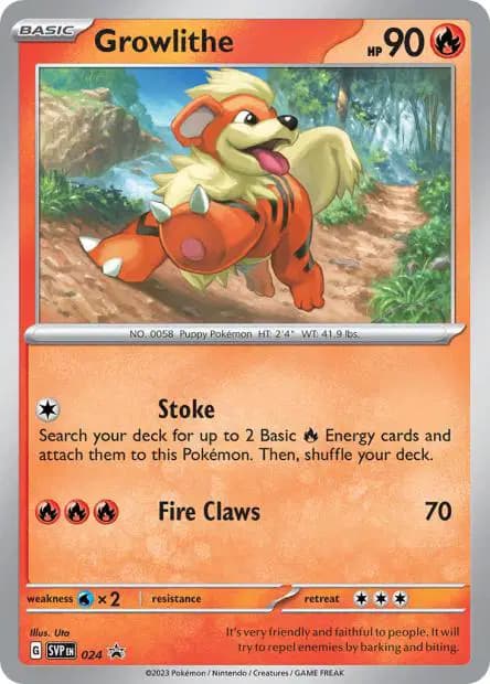 Growlithe — Scarlet & Violet Promos