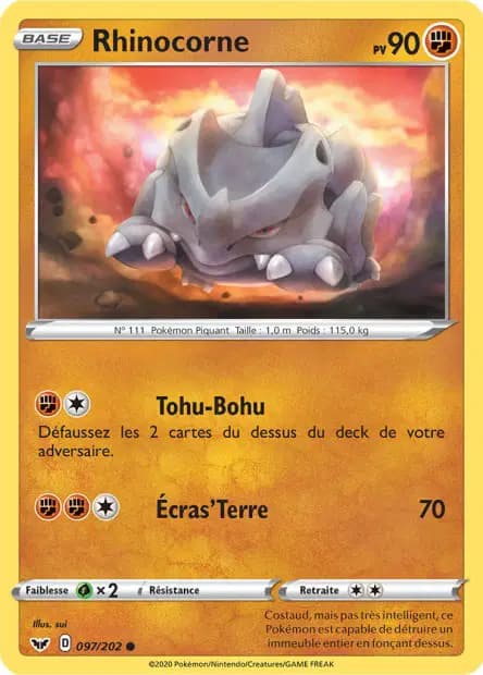 Rhyhorn — Sword & Shield