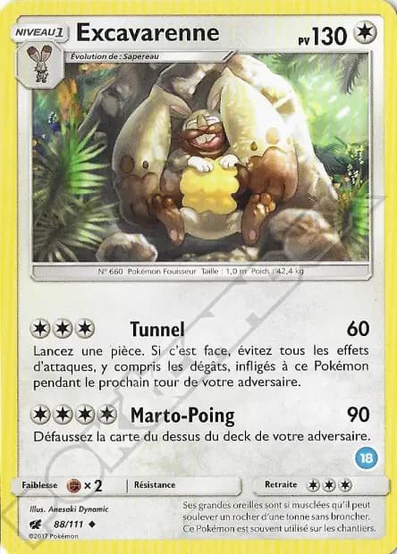 Diggersby — SM Trainer Kit (Alolan Ninetales)