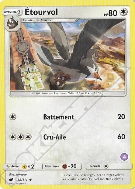 Staravia — SM Trainer Kit (Alolan Sandslash)