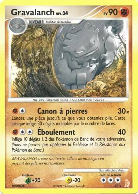 Graveler — DP Trainer Kit (Lucario)