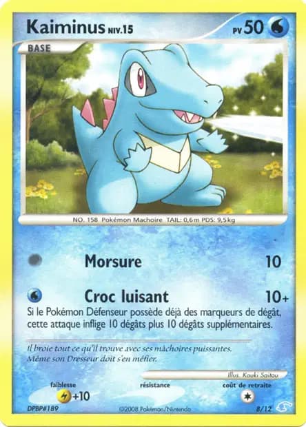Totodile — DP Trainer Kit (Manaphy)