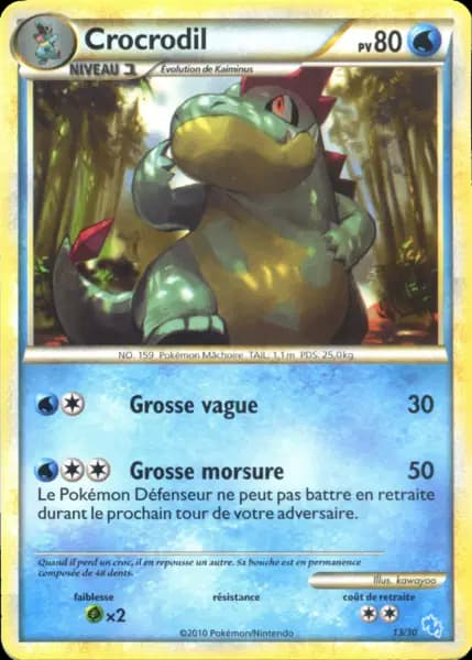 Croconaw — HS Trainer Kit (Gyarados)