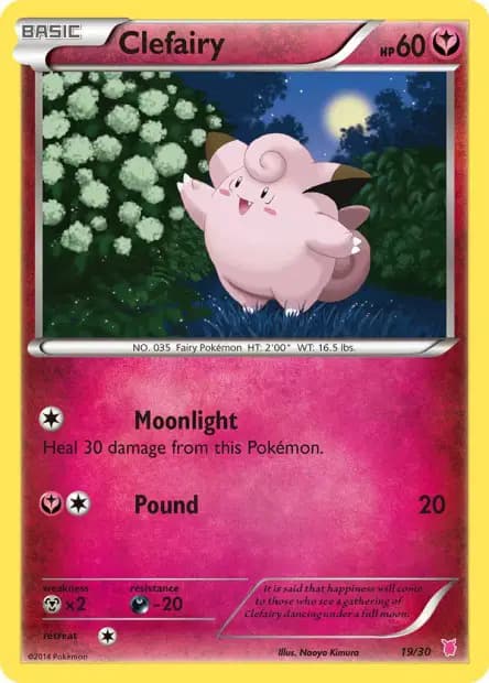 Clefairy — XY Trainer Kit (Wigglytuff)