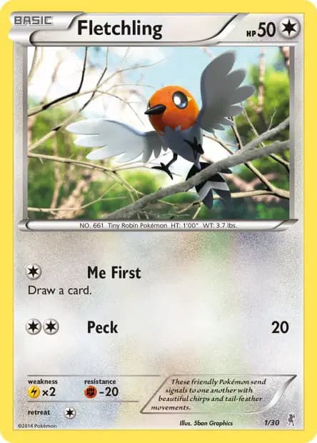 Fletchling — XY Trainer Kit (Bisharp)