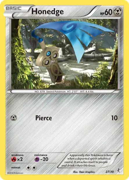 Honedge — XY Trainer Kit (Bisharp)