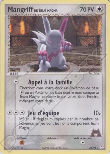Zangoose — EX Team Magma vs Team Aqua