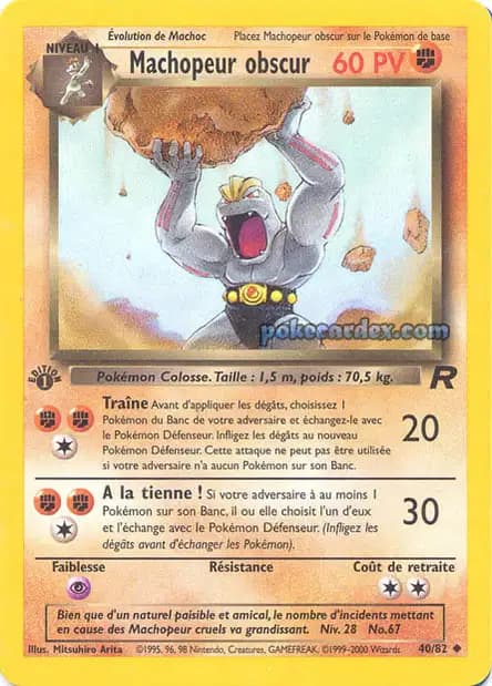 Machoke — Team Rocket