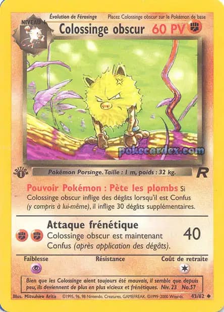 Primeape — Team Rocket