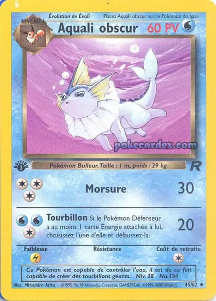 Vaporeon — Team Rocket