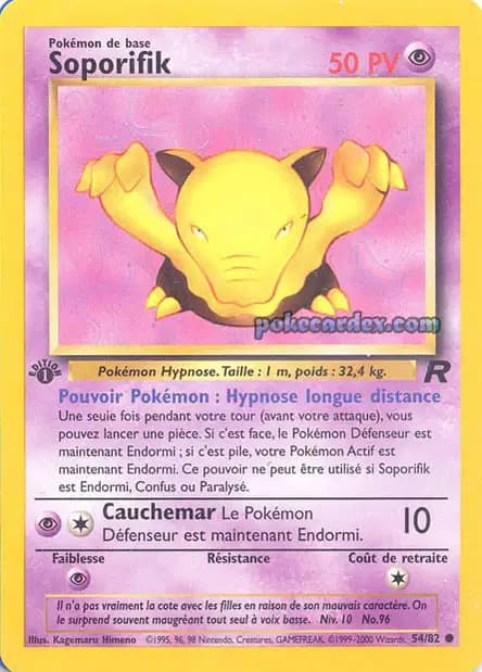 Drowzee — Team Rocket