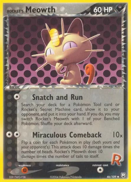Meowth — EX Team Rocket Returns