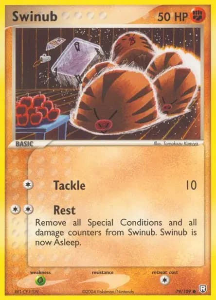 Swinub — EX Team Rocket Returns
