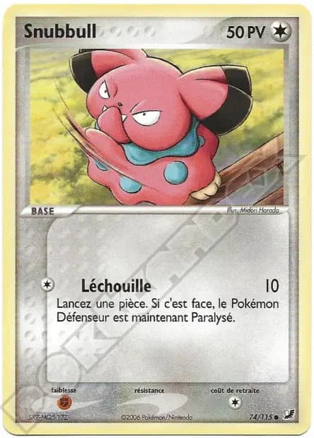 Snubbull — EX Unseen Forces