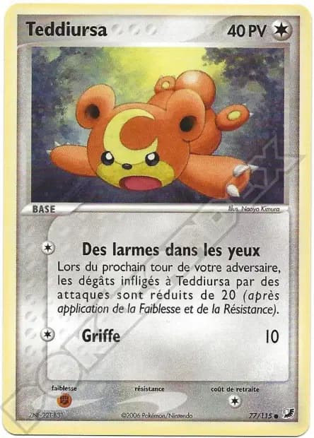 Teddiursa — EX Unseen Forces