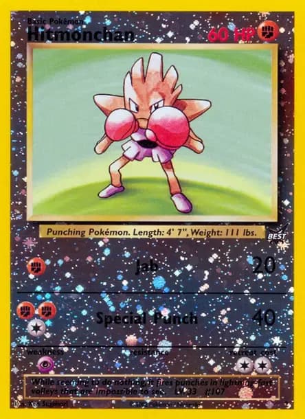 Hitmonchan — WOTC Best Promos