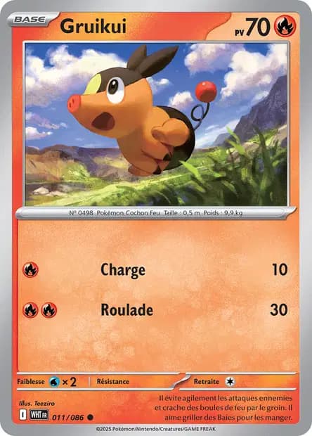 Tepig — White Flame