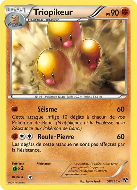 Dugtrio — XY