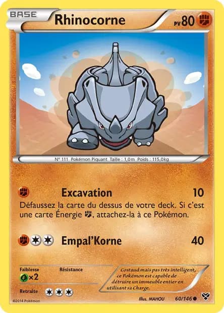 Rhyhorn — XY