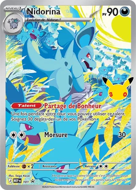 Nidorina — Promos Méga-Évolution