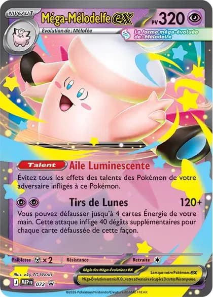 Mélodelfe — Promos Méga-Évolution