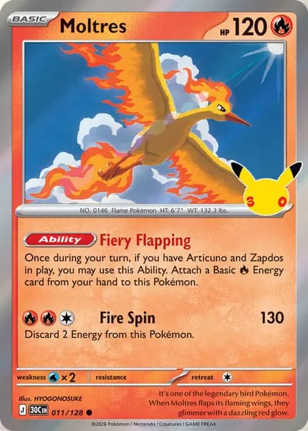 Moltres — 30th Celebration