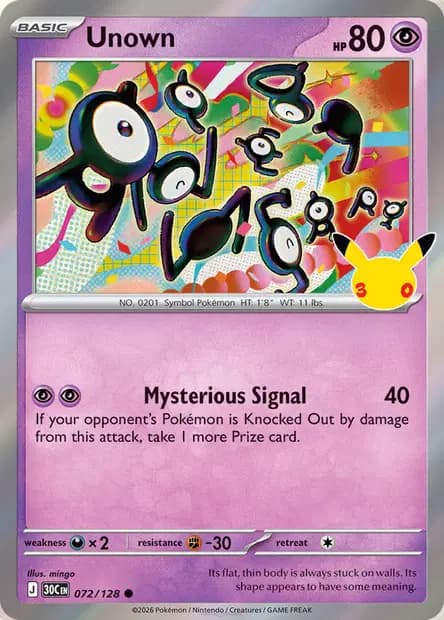 Unown — 30th Celebration
