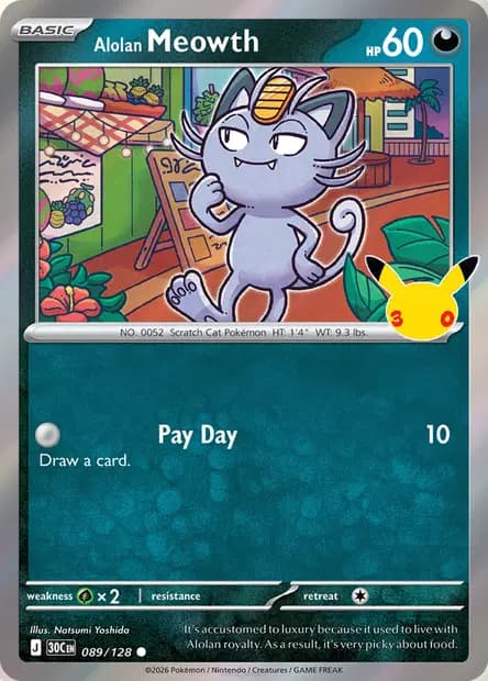 Meowth — 30th Celebration