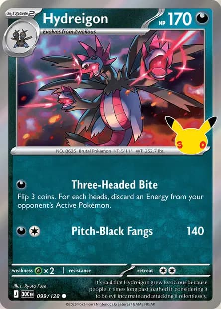 Hydreigon — 30th Celebration