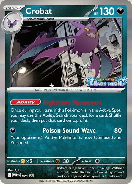 Crobat — Promos Mega Evolution