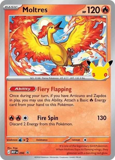 Moltres — Promos Mega Evolution