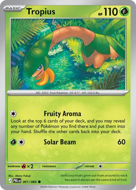 Tropius — Pitch Black